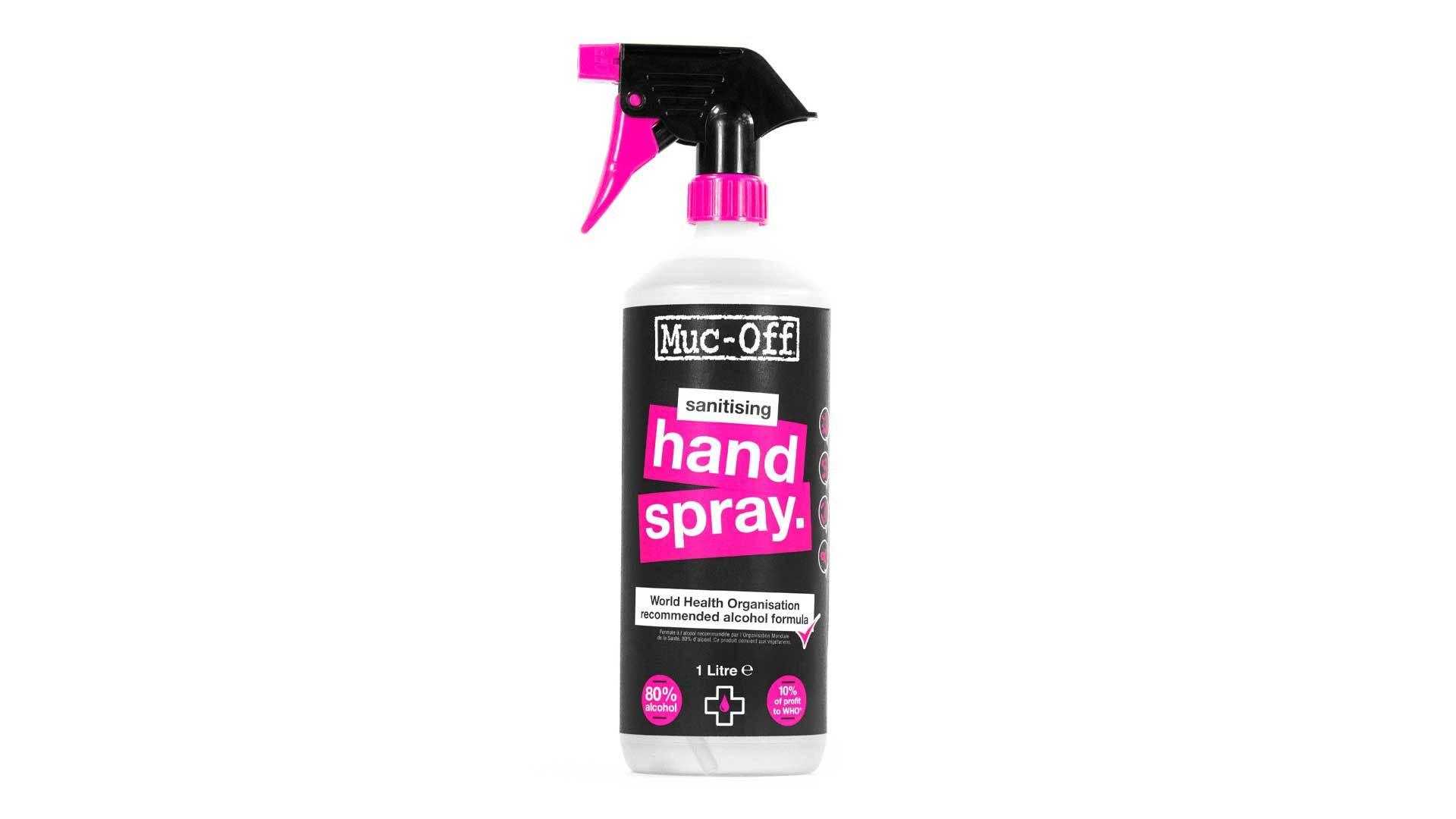 Muc Off Antibacterial Hand Sanitising Spray 1L