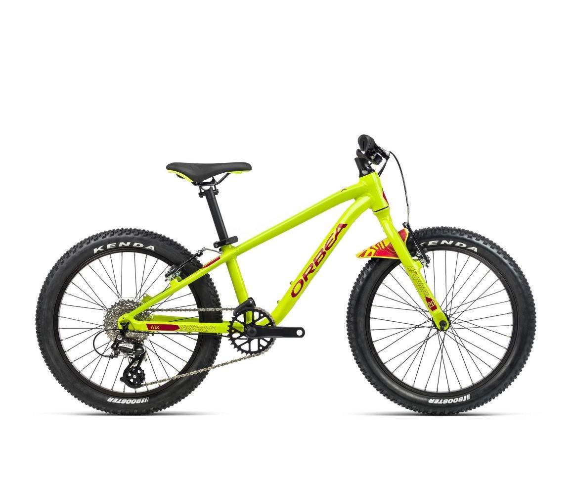 Orbea MX 20 TEAM Lime Green-Watermelon Red 20"