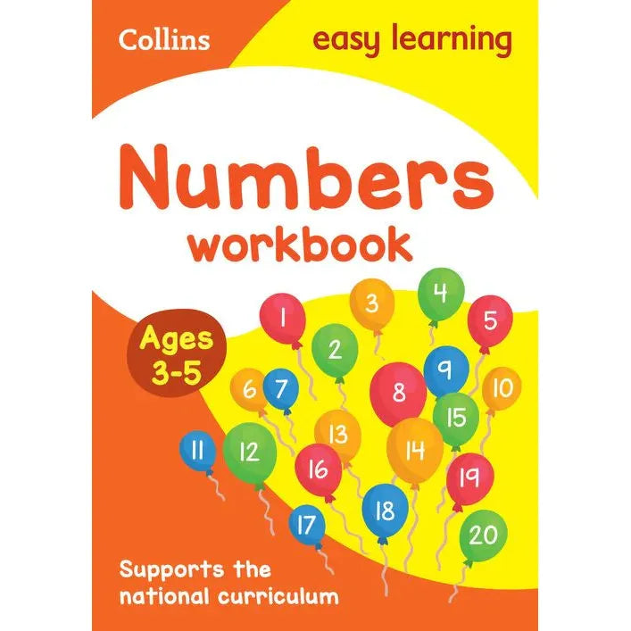 Collins Easy Learning Preschool - Numbers Workbook Ages 3-5: Prepare for Preschool with easy home learning (Collins Easy Learning Preschool)