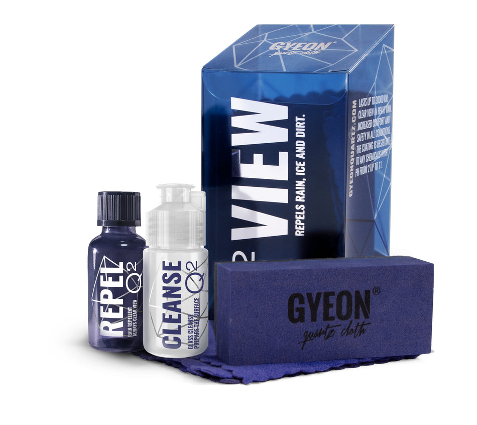 GYEON Q2M WetCoat 4 Liter, Hydrophobic Booster Spray & Rinse 1 Gallon