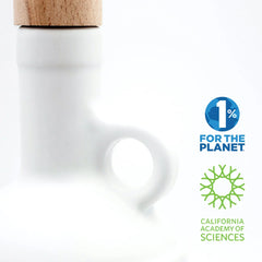 KOKORO Tequila Plata bottle, purchase supports 1% for the Planet organization California Academy of Sciences. 