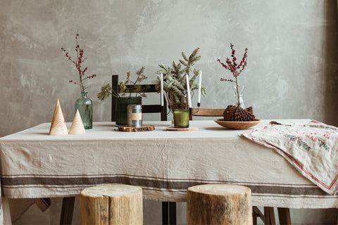 rustic solid wood table