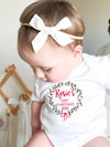 Personalised First Christmas Wreath Vest