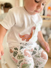 Personalised Cute Dinosaur T-Shirt