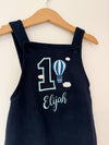 Personalised Birthday Fleece Dungarees