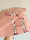 Embroidered Large Floral Initial/Age Sweatshirt