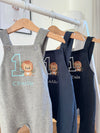 Personalised Birthday Fleece Dungarees