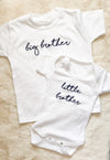 Embroidered "Big / Little Brother / Sister" T-Shirt / Vest