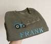 Personalised Christmas Tractor Sweatshirt