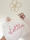 Personalised Flower Name T-Shirt