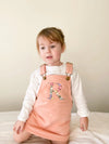 Personalised Floral Initial Dungaree Dress