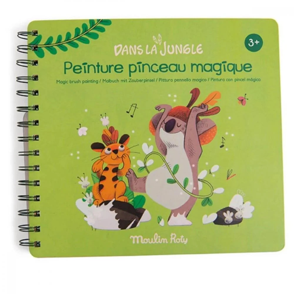 Cuaderno con pincel mágico