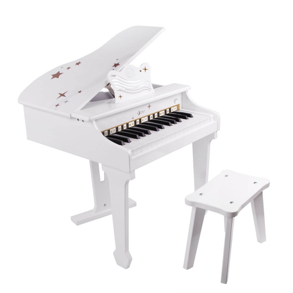 Piano blanco de cola Classic World