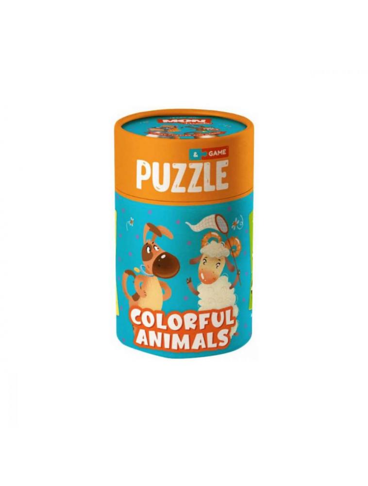 Puzzle & Juego Animales de colores