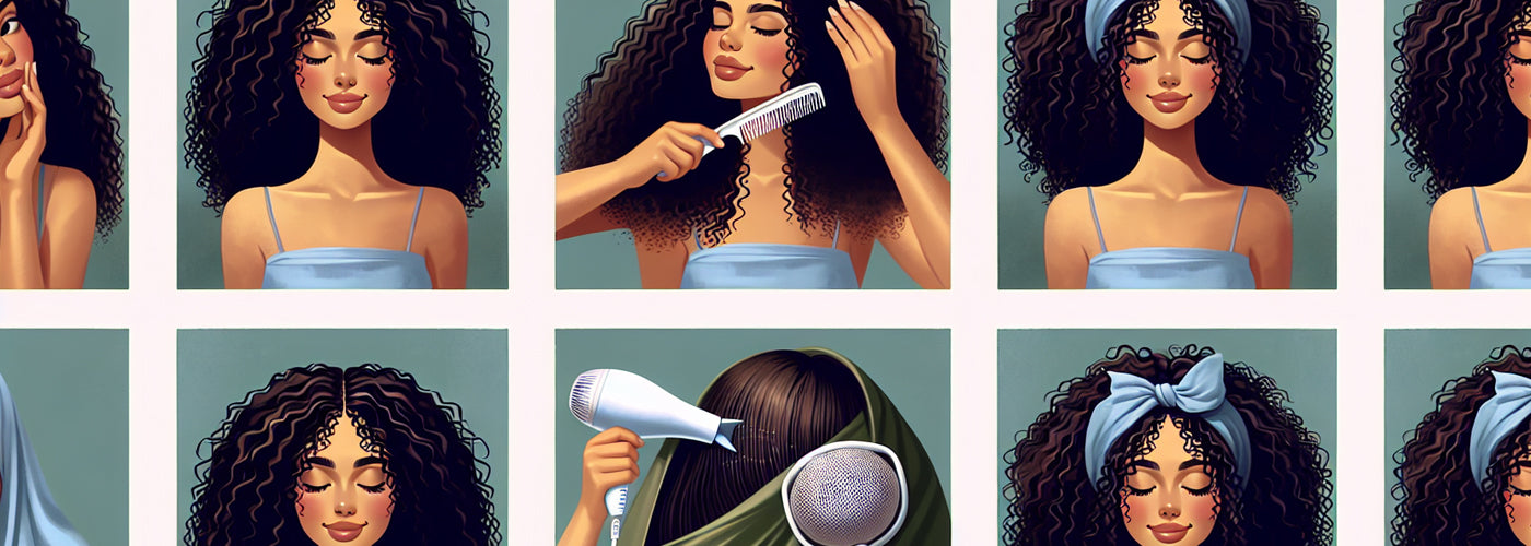 Caring for curly extensions