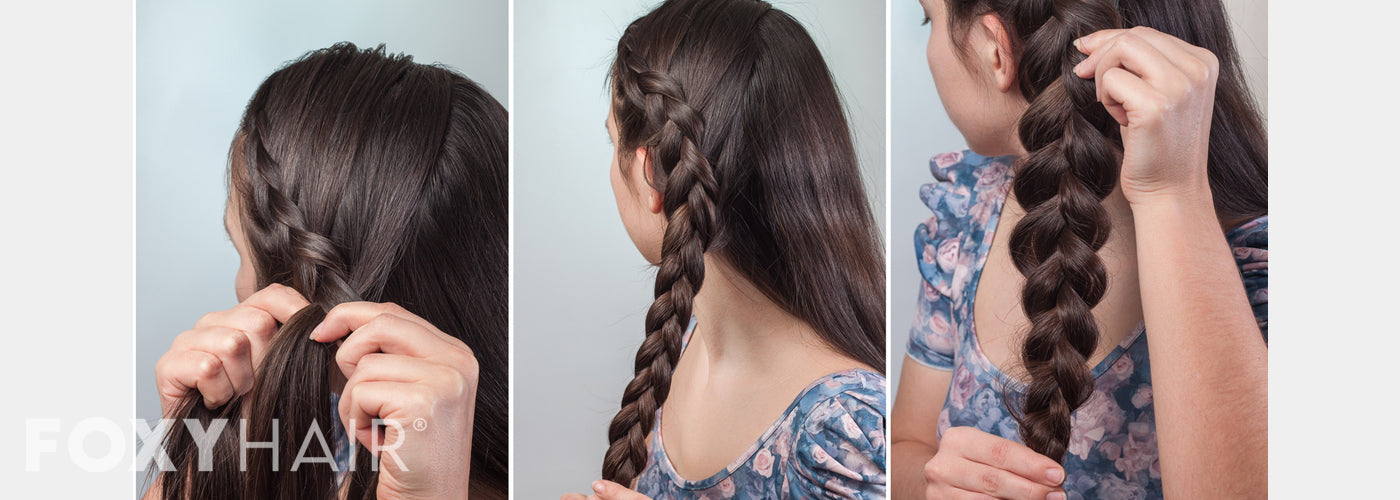 how to do dutch braids with hair extensions