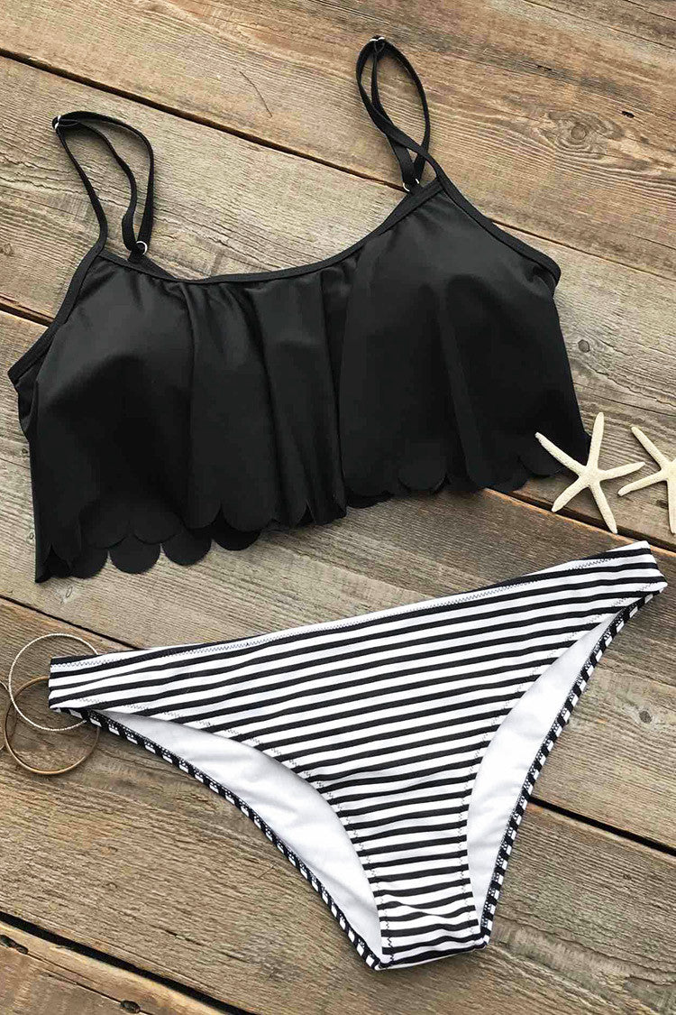 Cupshe I Want You Falbala Bikini Set