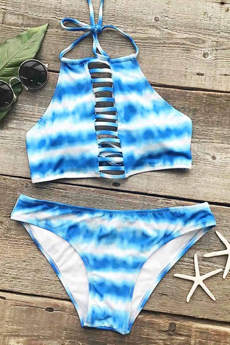 Sand Beach Tie dye Bikini Set