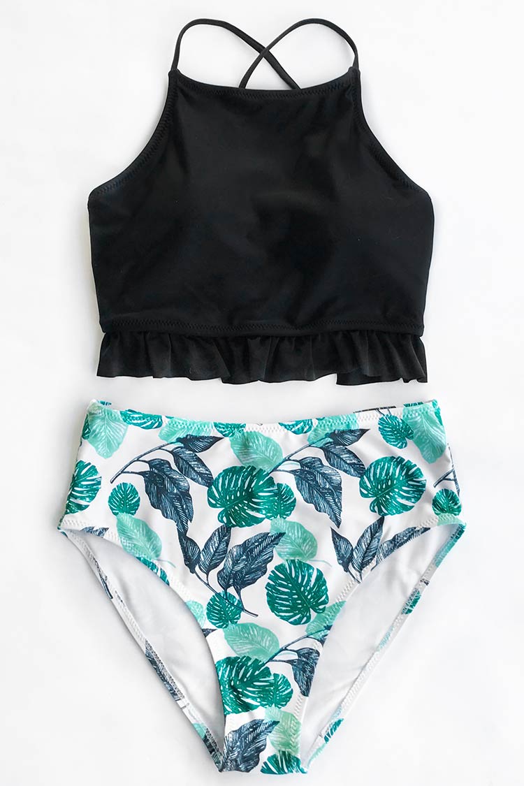 Lingering Charm High-waisted Bikini Set – Cupshe