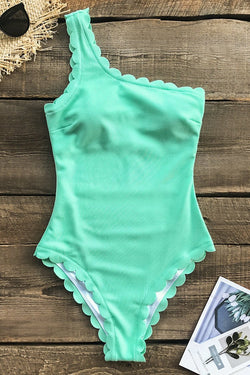 cupshe scalloped one piece