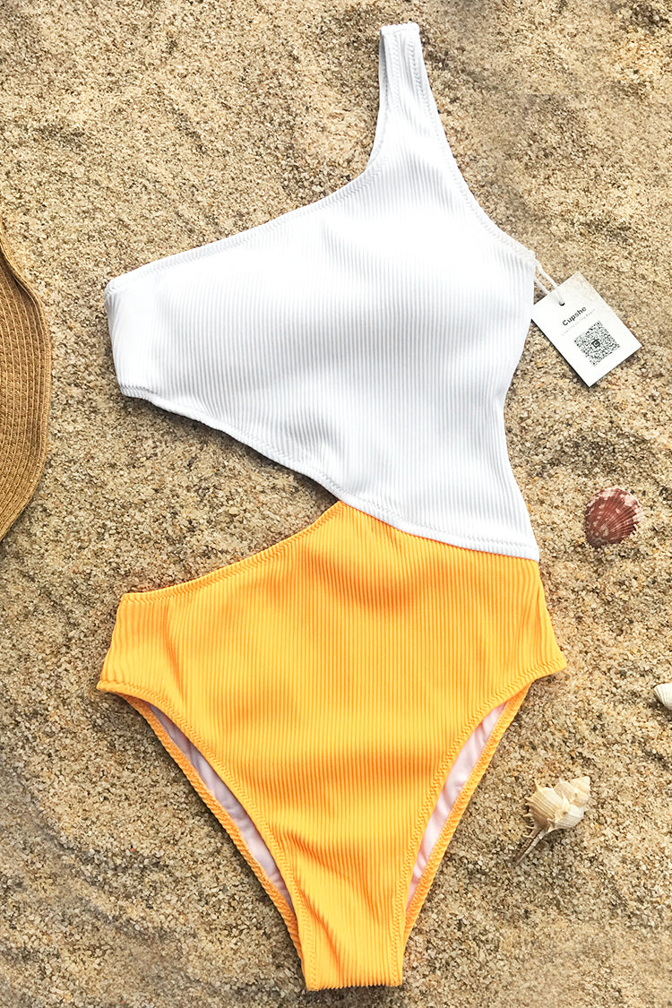 cupshe orange one piece