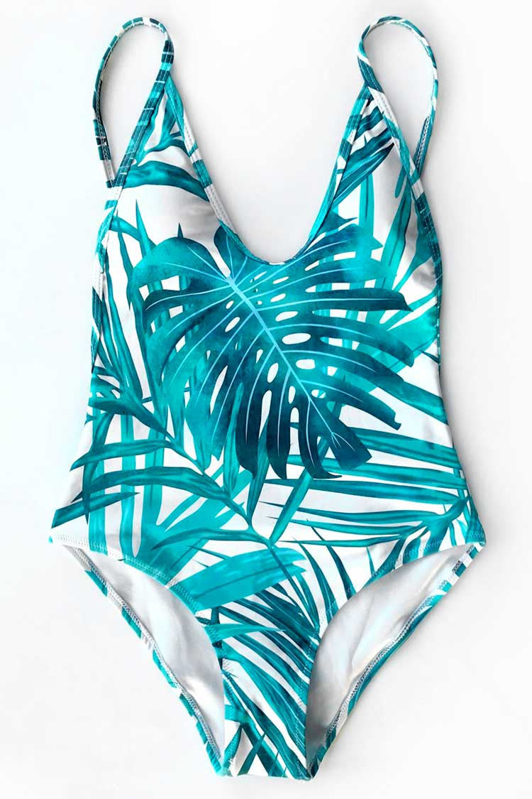 Story of Beach Leaves One-piece Swimsuit