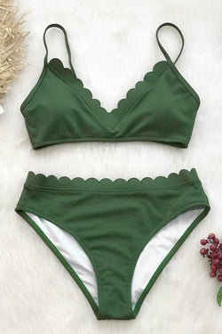 cupshe green bikini