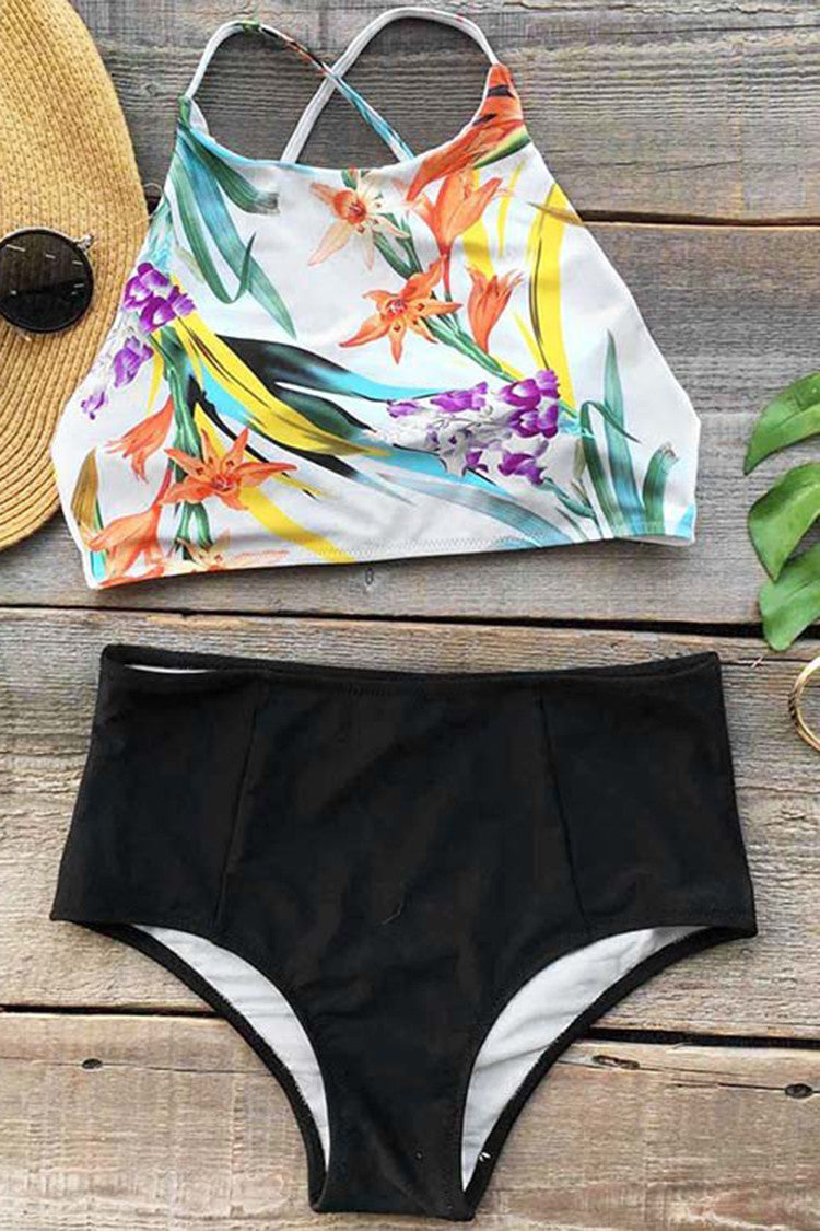 Cupshe Color Of Inspiration Floral Bikini Set