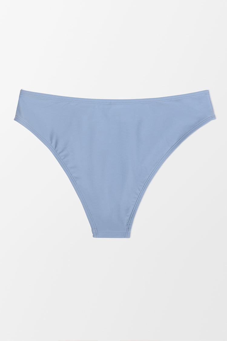 Ayla Blue Low Waisted Bikini Bottom