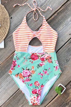 cupshe floral one piece