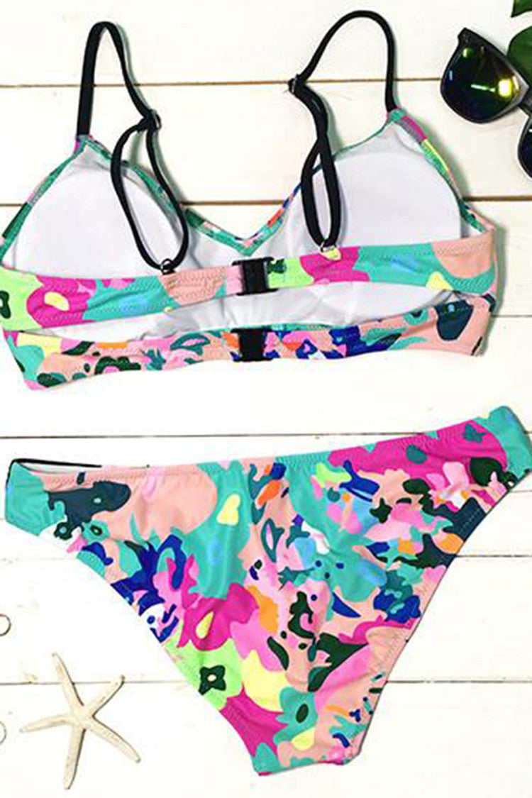 Only for You Camouflage Bikini Set