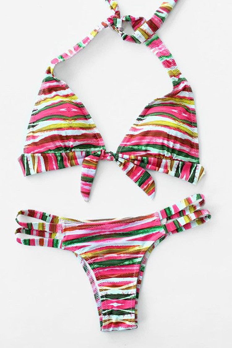 Cupshe To the Rainbow’s End Bikini Set