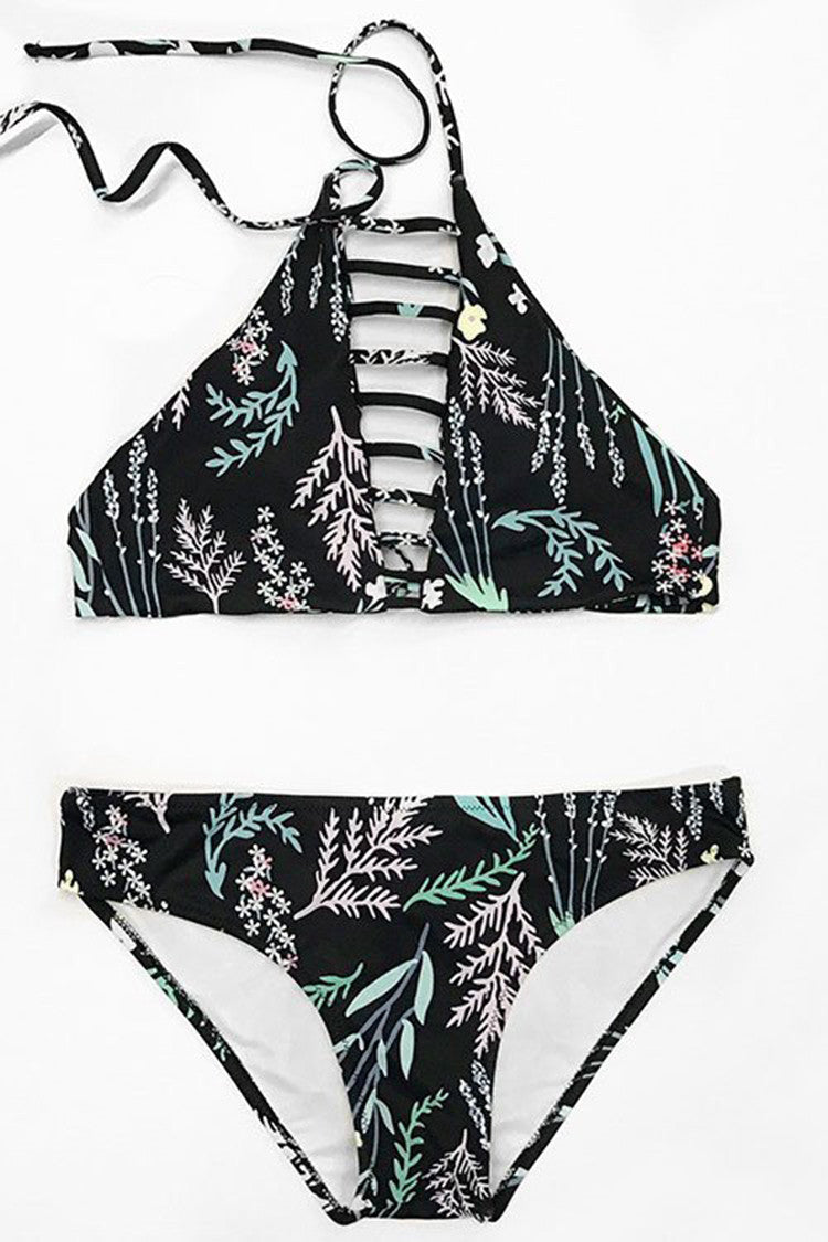 Cupshe Flower Fairy at Night Bikini Set