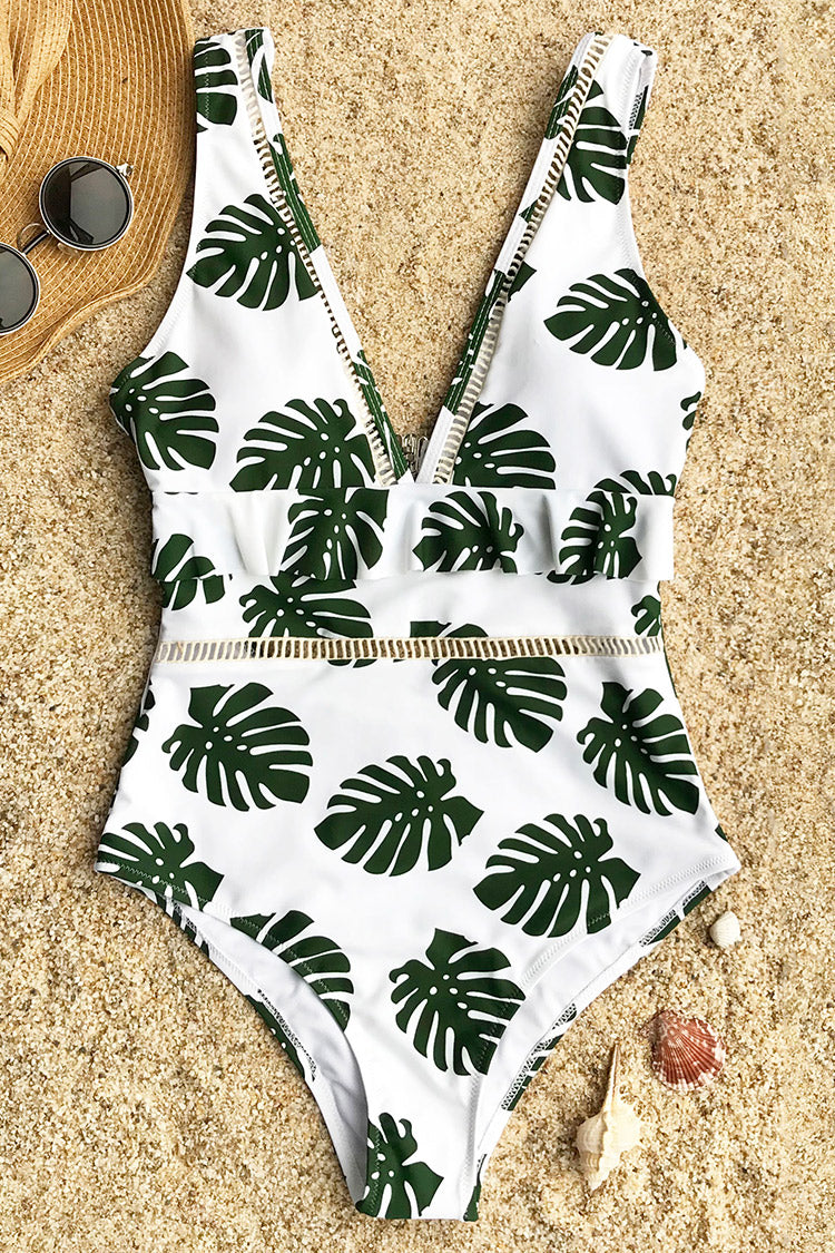 cupshe palm bikini