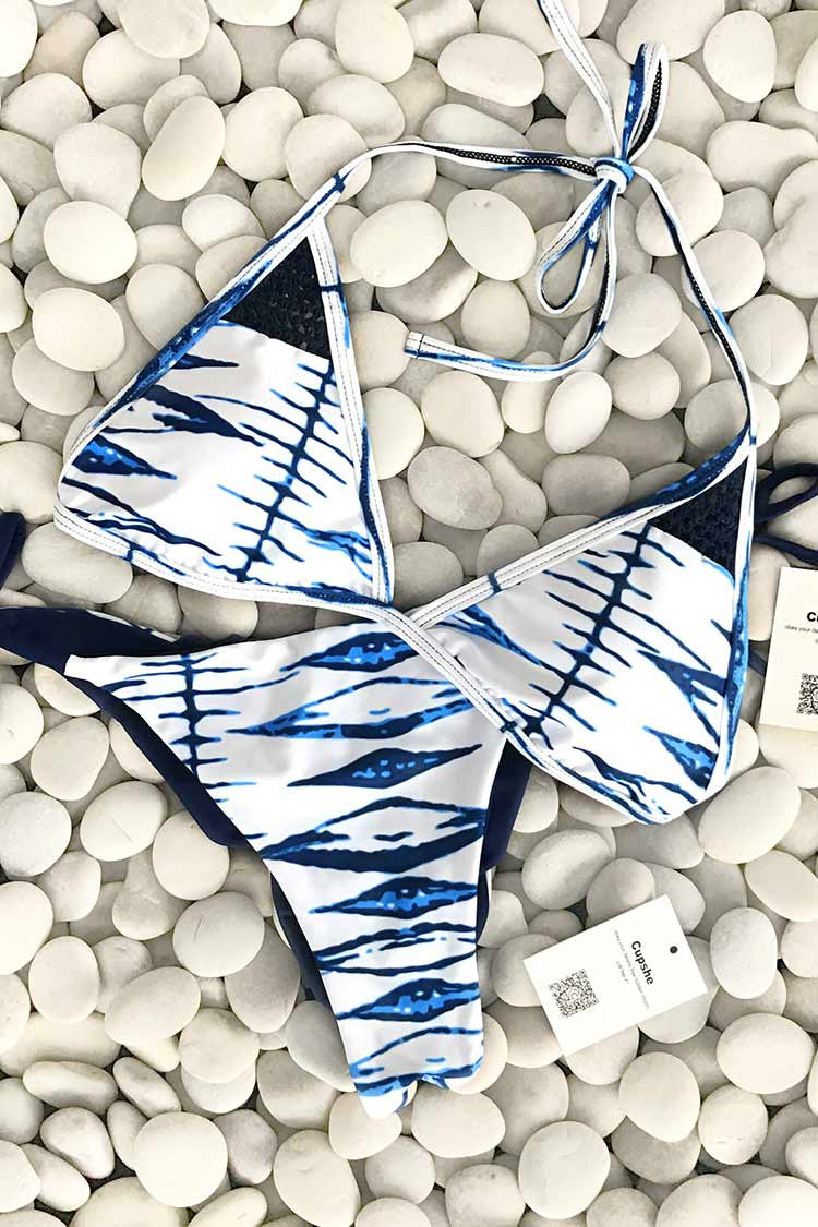 Cool Sea Wind Halter Bikini Set