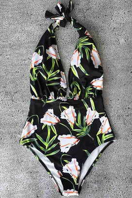 Cupshe Years Of Flowers One-piece Swimsuit