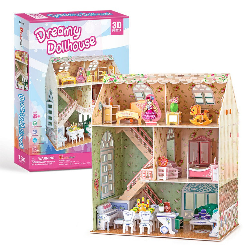 Puzzle 3D Domek dla lalek Dreamy