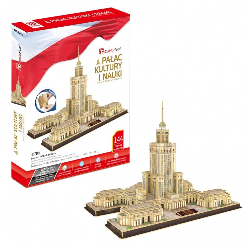 Puzzle 3D Palac Kultury i Nauki