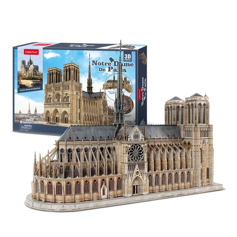 Puzzle 3D  Katedra Notre Dame