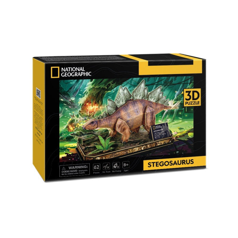 Puzzle 3D National Geographic - Stegozaur