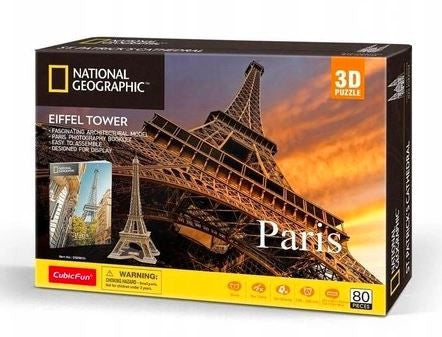 Puzzle 3D National Geographic Paryż Wieża Eiffla