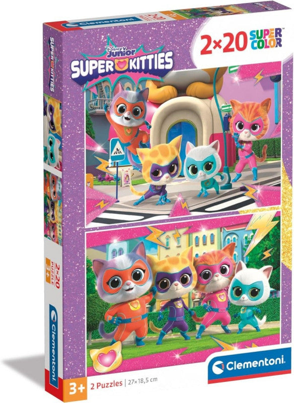 Puzzle 2x Super Kolor SuperKitties