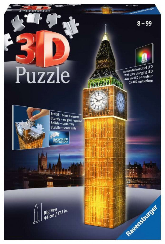 3D Big Ben Nocą