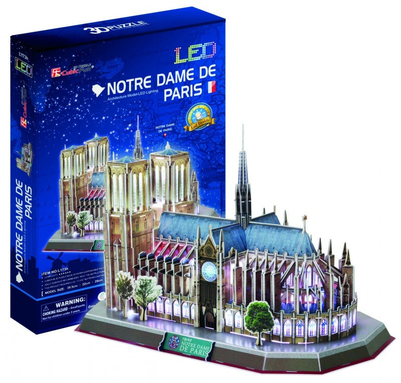 Puzzle 3D Notre Dame (Światło)