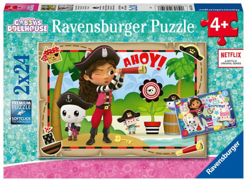 Puzzle 2x Koci Domek Gabi