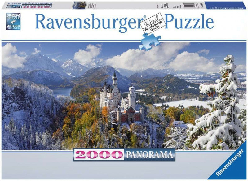 Puzzle Panorama  Zamek Neuschwanstein