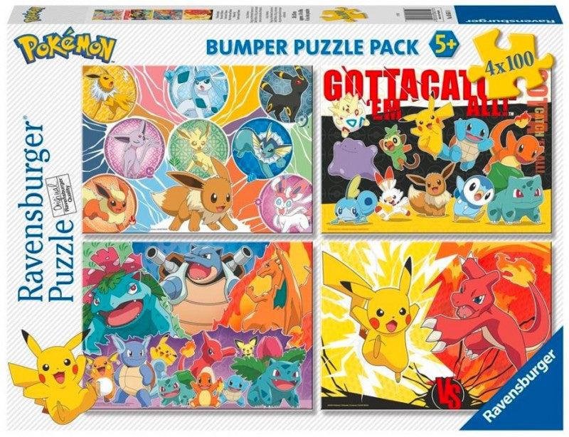 Puzzle 4x Pokemon