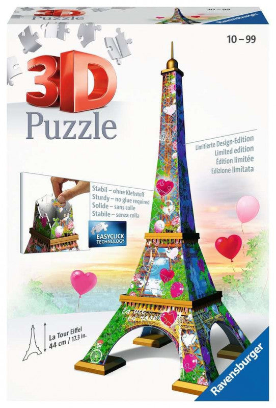 3D Wieża Eiffla Love Edition