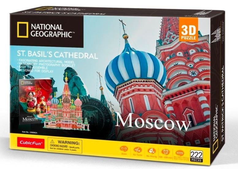 Puzzle 3D National Geographic Sobór Św. Bazyla