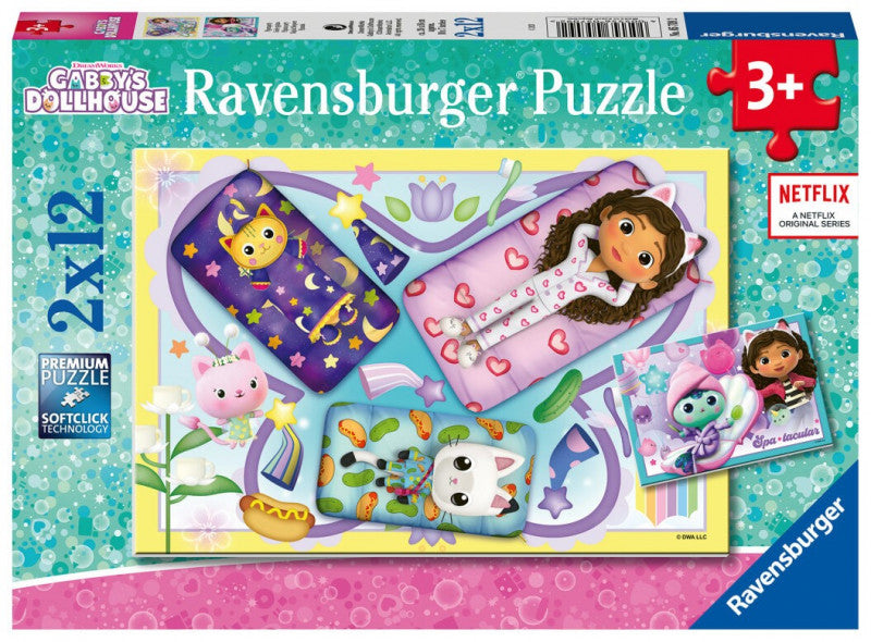 Puzzle 2x Koci Domek Gabi